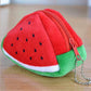Plush Fruits Watermelon Pineapple Coin Purses Girls Boys Dinner Money Wallets - Coin Purses by Fashion Accessories