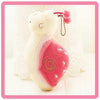 Plush Snail Soft Toy Rear View Mirror Large Bag Charm Keyring Cute Gift - Pink