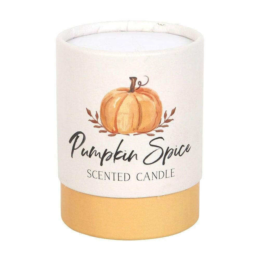 The Fashion Gift Shop: Pumpkin Spice Autumn Candle with Glass Jar and Matching Box by Jones Home & Gifts, Candles
