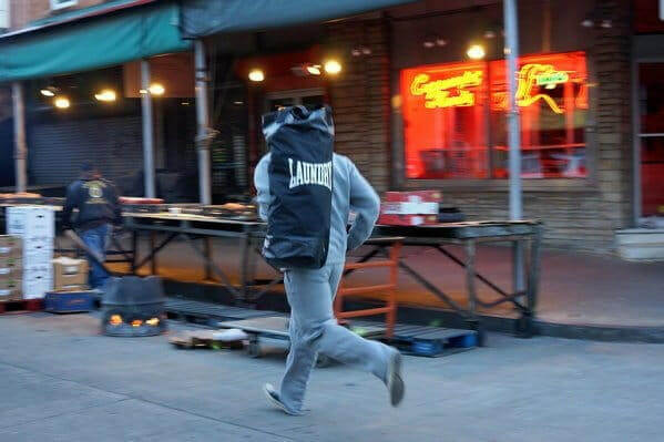 Punch Bag Laundry Bag for Fun and Functional Laundry Use by Luckies