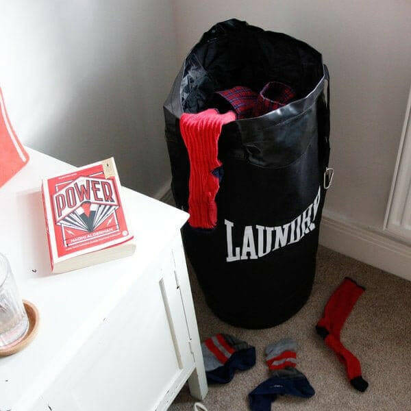 Punch Bag Laundry Bag for Fun and Functional Laundry Use by Luckies