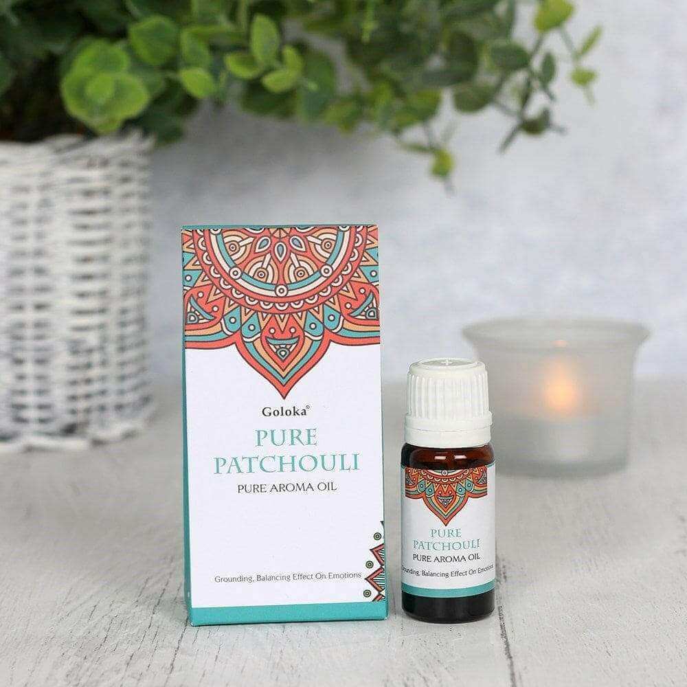 The Fashion Gift Shop: Pure Patchouli Fragrance Oil by Goloka 10ml bottle by Goloka, Aroma oil