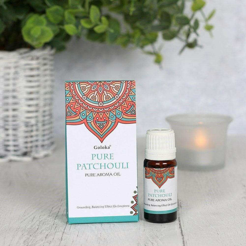 The Fashion Gift Shop: Pure Patchouli Fragrance Oil by Goloka 10ml bottle by Goloka, Aroma oil