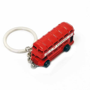 I Love London Red Double Decker Buses Keyrings - Bag Charms & Keyrings by Fashion Accessories