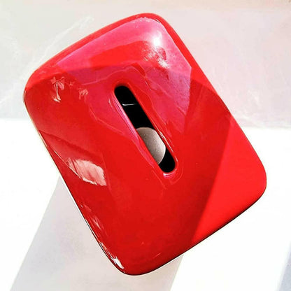 Red ceramic London bus money box coin slot on slanted top