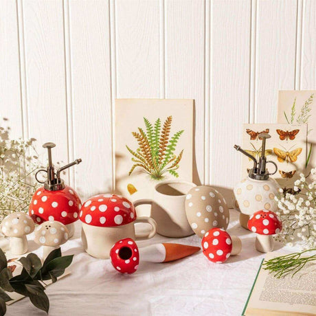 The Fashion Gift Shop: Mushroom Condiments, Salt and Pepper Shakers, and Adorable Tableware 🍄 by Sass and Belle, Cruet Sets