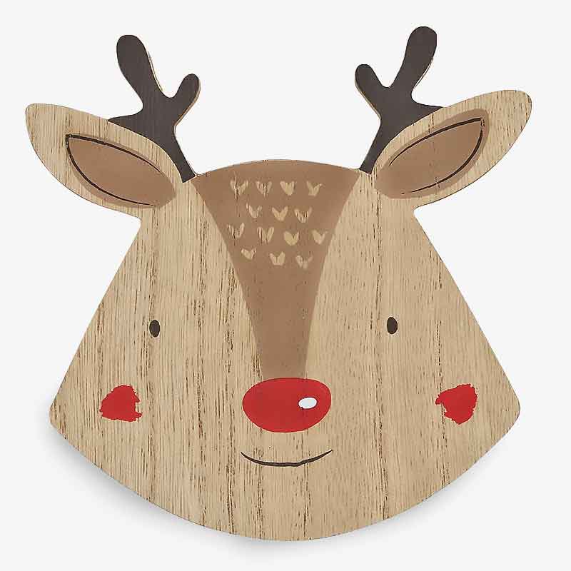 Reindeers Christmas Coaster Set of 4 - Tea Coasters by Jones Home & Gifts