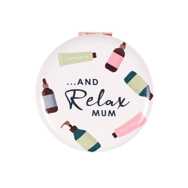 Relax Mum Compact Mirror, Mothers Day Gift - Compact Mirror by Jones Home & Gifts