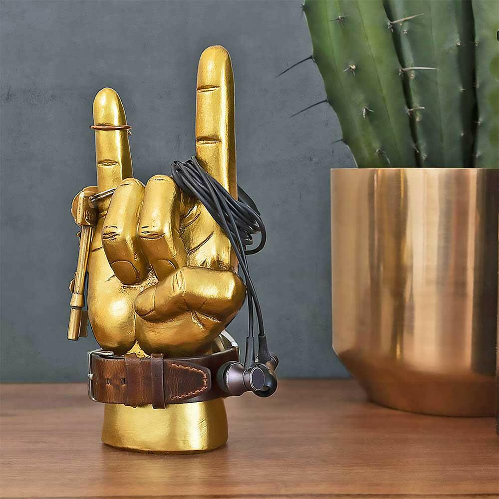 The Fashion Gift Shop: Rock On Mini with Premium Gift Box - Mini Headphone Stand by Luckies, Headphone & Headset Accessories