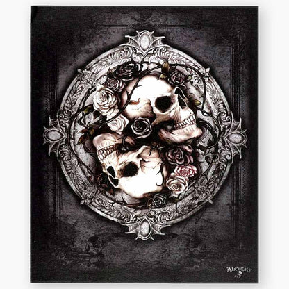 Rose and Thorns Disoscuri Wall Canvas Plaque by Alchemy - Wall Art's by Alchemy
