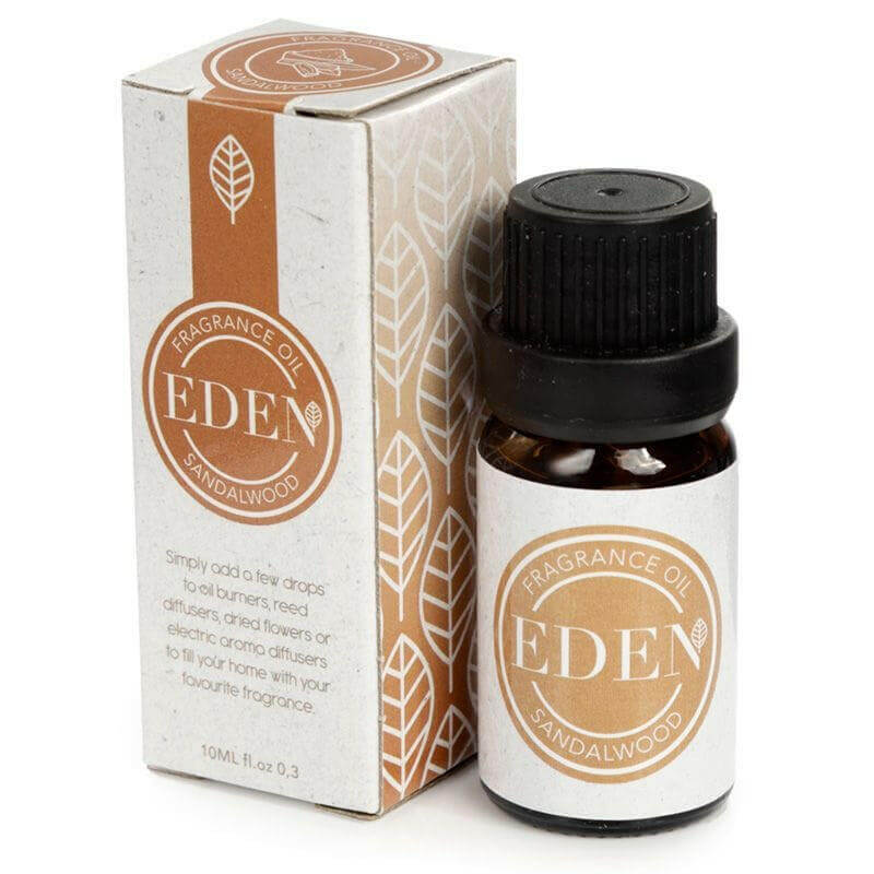 Sandalwood Fragrance Oil 10ml Bottles for use with Oil Burners by Eden