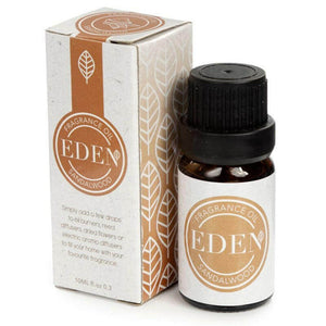 The Fashion Gift Shop: Sandalwood Fragrance Oil 10ml Bottles for use with Oil Burners by Eden, Aroma oil