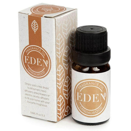 The Fashion Gift Shop: Sandalwood Fragrance Oil 10ml Bottles for use with Oil Burners by Eden, Aroma oil