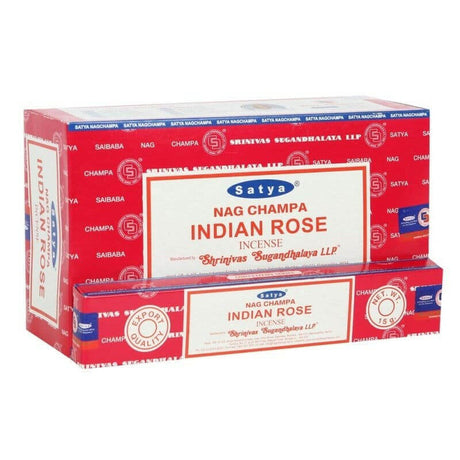 The Fashion Gift Shop: Indian Rose Incense Sticks by Satya by Satya, Incense Sticks