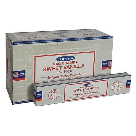Satya Sweet Vanilla Incense Sticks - The Fashion Gift Shop Incense Sticks