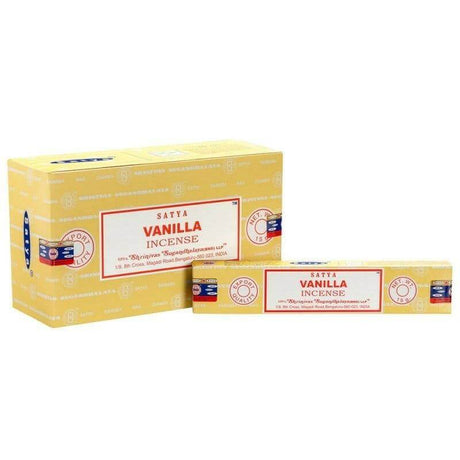 The Fashion Gift Shop: Satya Vanilla Incense Sticks, Brightens Dull Moods by Satya, Incense Sticks