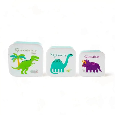 The Fashion Gift Shop: Set of 3 Roarsome Dinosaurs Lunch Boxes by Sass and Belle, Lunch Boxes
