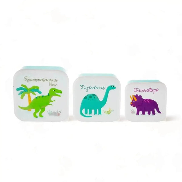 The Fashion Gift Shop: Set of 3 Roarsome Dinosaurs Lunch Boxes by Sass and Belle, Lunch Boxes