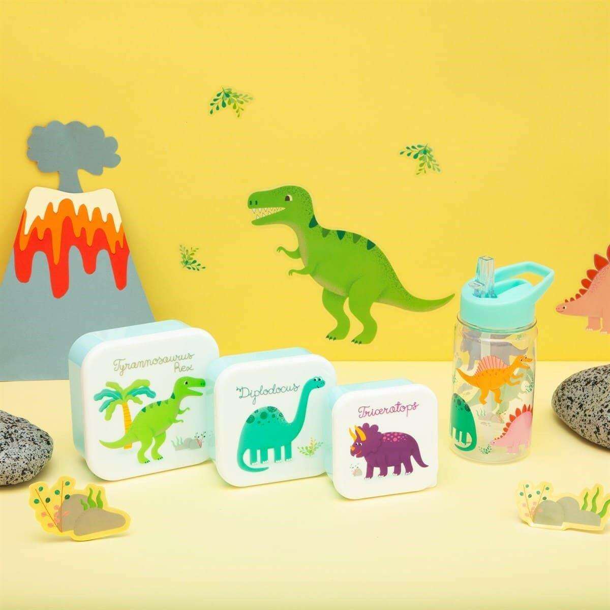 Set of 3 Roarsome Dinosaurs Lunch Boxes by Sass and Belle