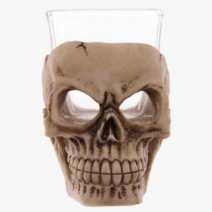 The Fashion Gift Shop: Skull Mini Shot Glass Drinking Glass Halloween Décor by Puckator, Shot Glasses