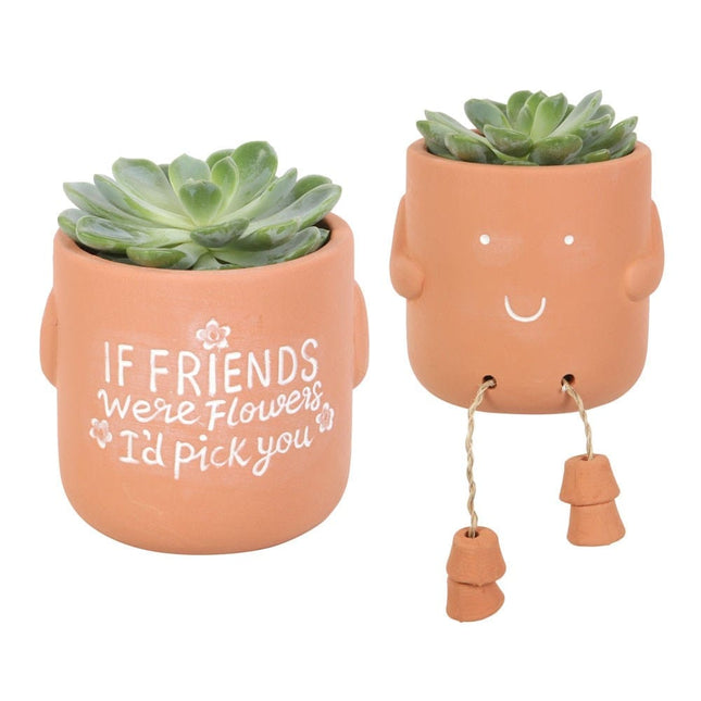 Sitting Plant Pot Friends - Blooming Great Mum - If Friends Were Flowers - Pots and Planters by Jones Home & Gifts