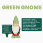 Small Garden Weather Forecasting Gnomes in 3 Colours 15cm Tall - Gardening Accessories by Jones Home & Gifts