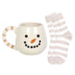 Snowman Christmas Mug and Socks Set - Mugs and Cups by Jones Home & Gifts
