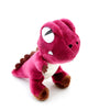 Soft Cuddly T-Rex Dinosaurs Boys Girls Backpack Charm Keyring - Wine Red