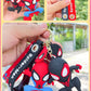 Spiderman No Way Home 3D Keyring, Black Spiderman with Charms - Bag Charms & Keyrings by The Fashion Gift Shop