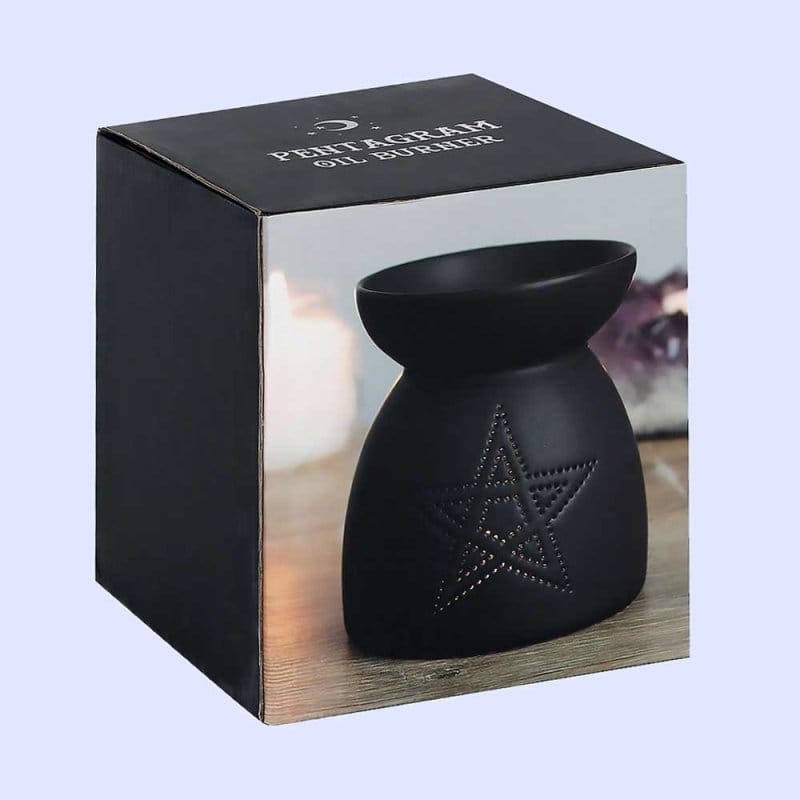 Black Star Design Oil Wax Melt Burner - Oil Burner & Wax Melters by Jones Home & Gifts