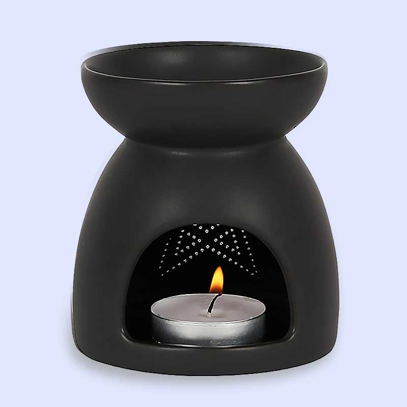 Black Star Design Oil Wax Melt Burner - Oil Burner & Wax Melters by Jones Home & Gifts