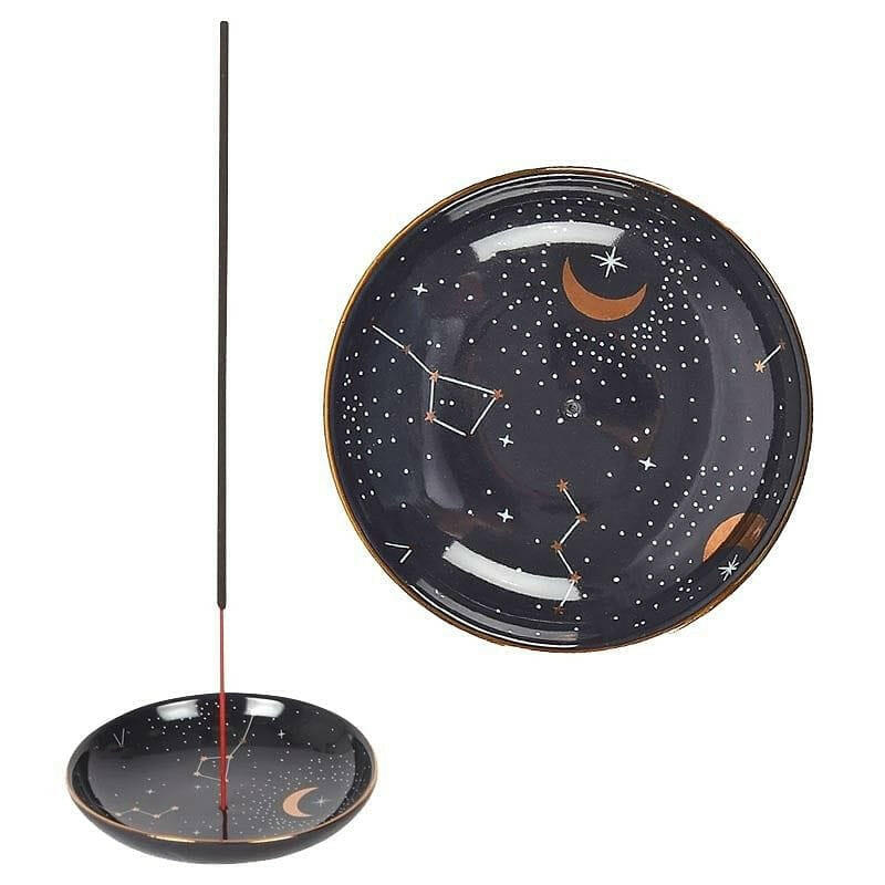 The Fashion Gift Shop: Stars and Moons Constellation Incense Holder for Home Decor by Spirit of equinox, Incense Holders