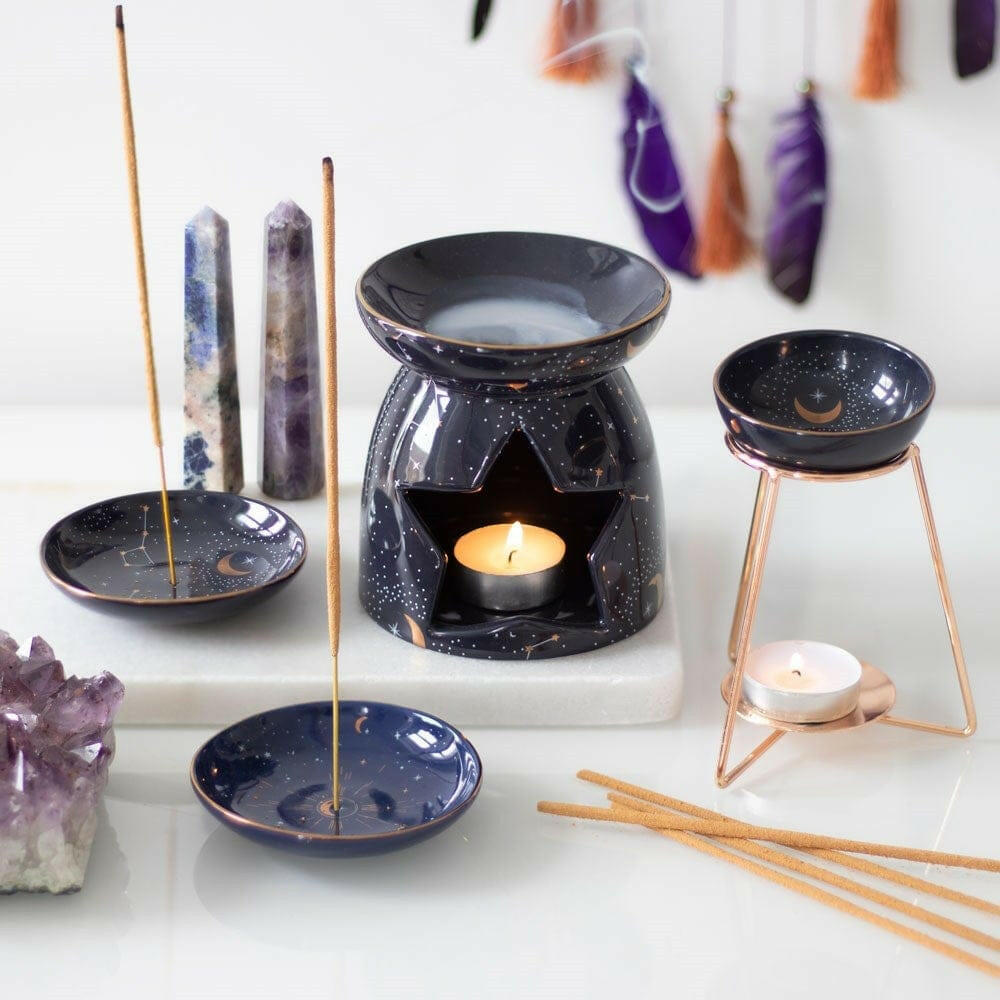 Stars and Moons Constellation Incense Holder for Home Decor by Spirit of equinox