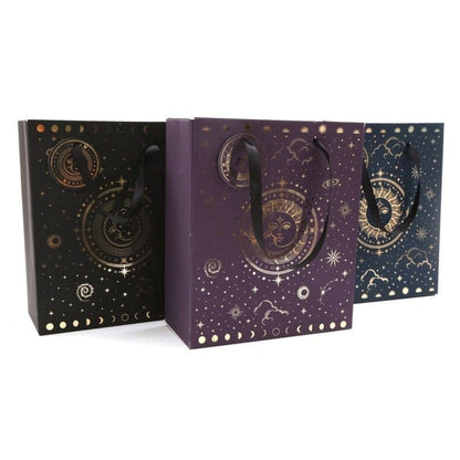 Sun and Moon Gift Bags - 2 Sizes 3 Colours 23cm and 33cm - Gift Bag by Sil