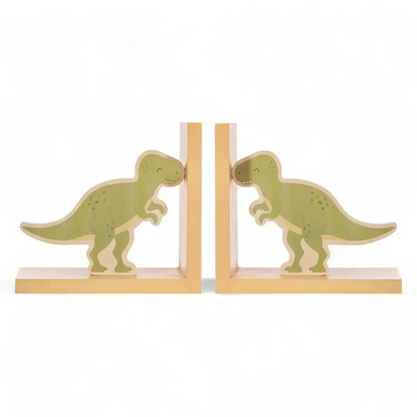 The Fashion Gift Shop: T - Rex Dinosaur Green Bookends by Sass and Belle, Wall Hooks & Drawers