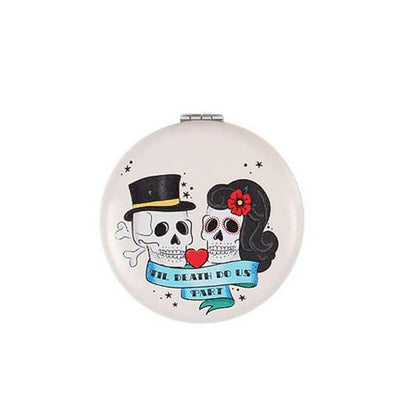 Tattoo Compact Mirrors, Illustrations Inspired Classic Tattoos - Compact Mirror by Jones Home & Gifts