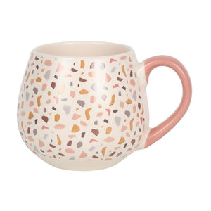 Terrazzo Print Rounded Mug - Mugs and Cups by Jones Home & Gifts