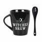 The Fashion Gift Shop: Witches Brew Morning Potion Hocus Pocus Mugs with Spoons by Spirit of equinox, Mugs and Cups