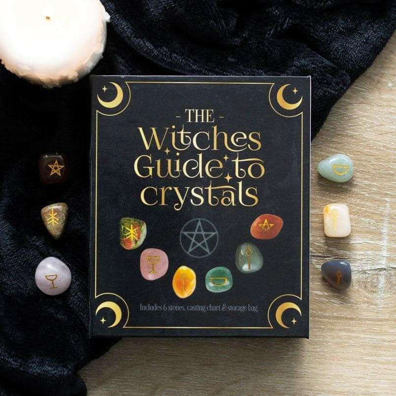 The Witches Guide to Crystals Gift Set by Mindful Frog
