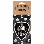 This Dad Rocks Car Vanilla Scented Air Freshener Fathers Day - Birthday Gift - Air Freshener by Fashion Accessories