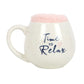 Time to Relax Round Mug and Sock Gift Set - Mugs and Cups by Jones Home & Gifts