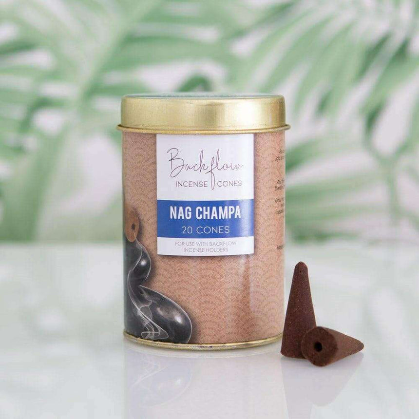 The Fashion Gift Shop: Tin of 20 Jumbo Long Lasting Backflow Cones for Backflow Burners by Elements, Backflow Cones