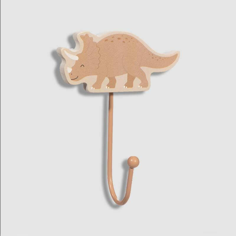 Triceratops - T-Rex Dinosaur Bedroom Wall Hooks