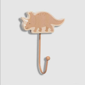 Triceratops - T-Rex Dinosaur Bedroom Wall Hooks