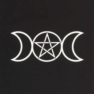 The Fashion Gift Shop: Triple Moon Cotton Tote Bag for Eco - Friendly Style by Spirit of equinox, Lunch Boxes & Totes