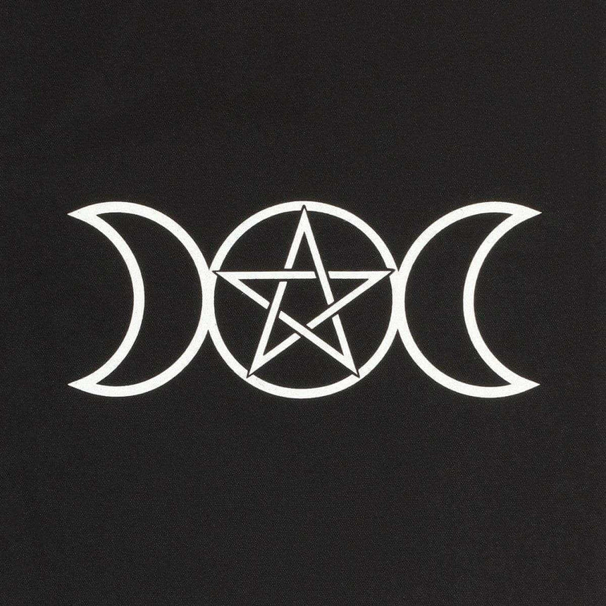 The Fashion Gift Shop: Triple Moon Cotton Tote Bag for Eco - Friendly Style by Spirit of equinox, Lunch Boxes & Totes