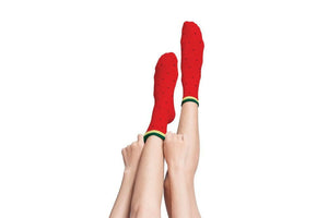 Watermelon Colourful Socks In Fruit Themed Packaging - The Fashion Gift Shop Novelty Socks