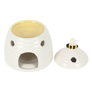 White Beehive Shaped Ceramic Wax and Oil Burner - The Fashion Gift Shop by Jones Home & Gifts