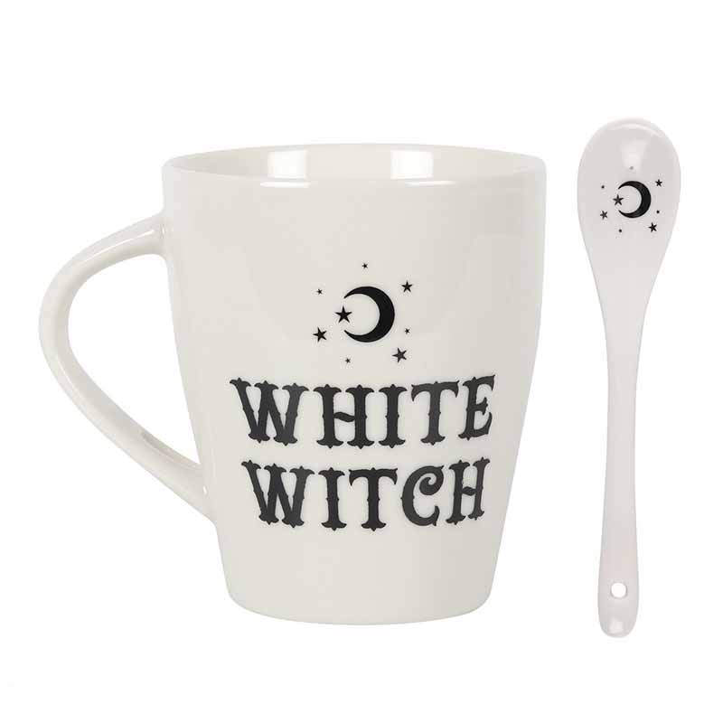 Witches Brew, Morning Potion, Hocus Pocus Mugs with Spoon Sets - Mugs and Cups by Spirit of equinox
