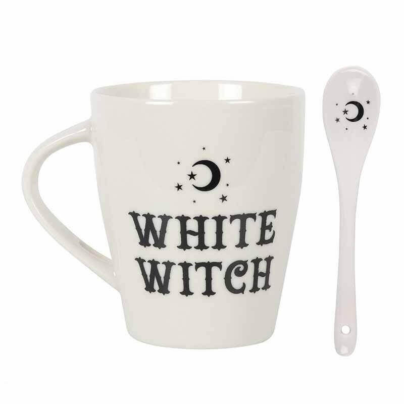 The Fashion Gift Shop: Witches Brew Morning Potion Hocus Pocus Mugs with Spoons by Spirit of equinox, Mugs and Cups